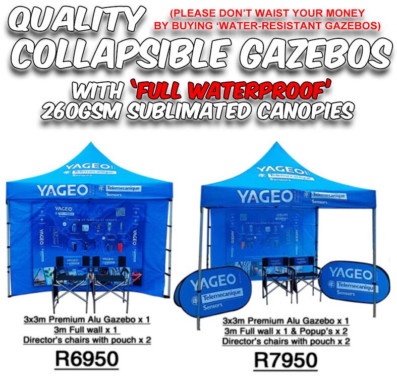 Buy direct from the flag and banner and branded gazebo printing factory